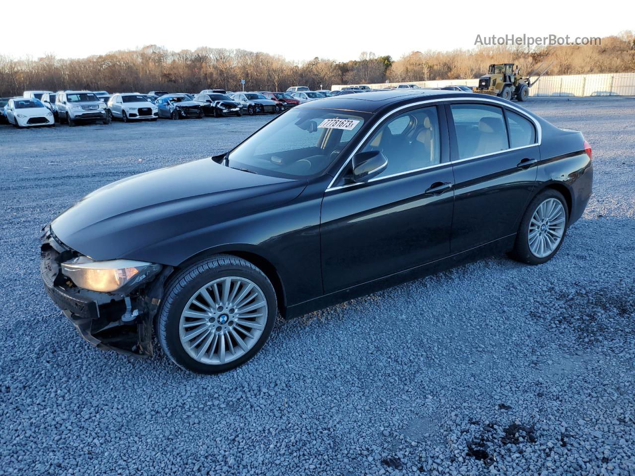 2012 Bmw 328 I Черный vin: WBA3A5G54CNP15652