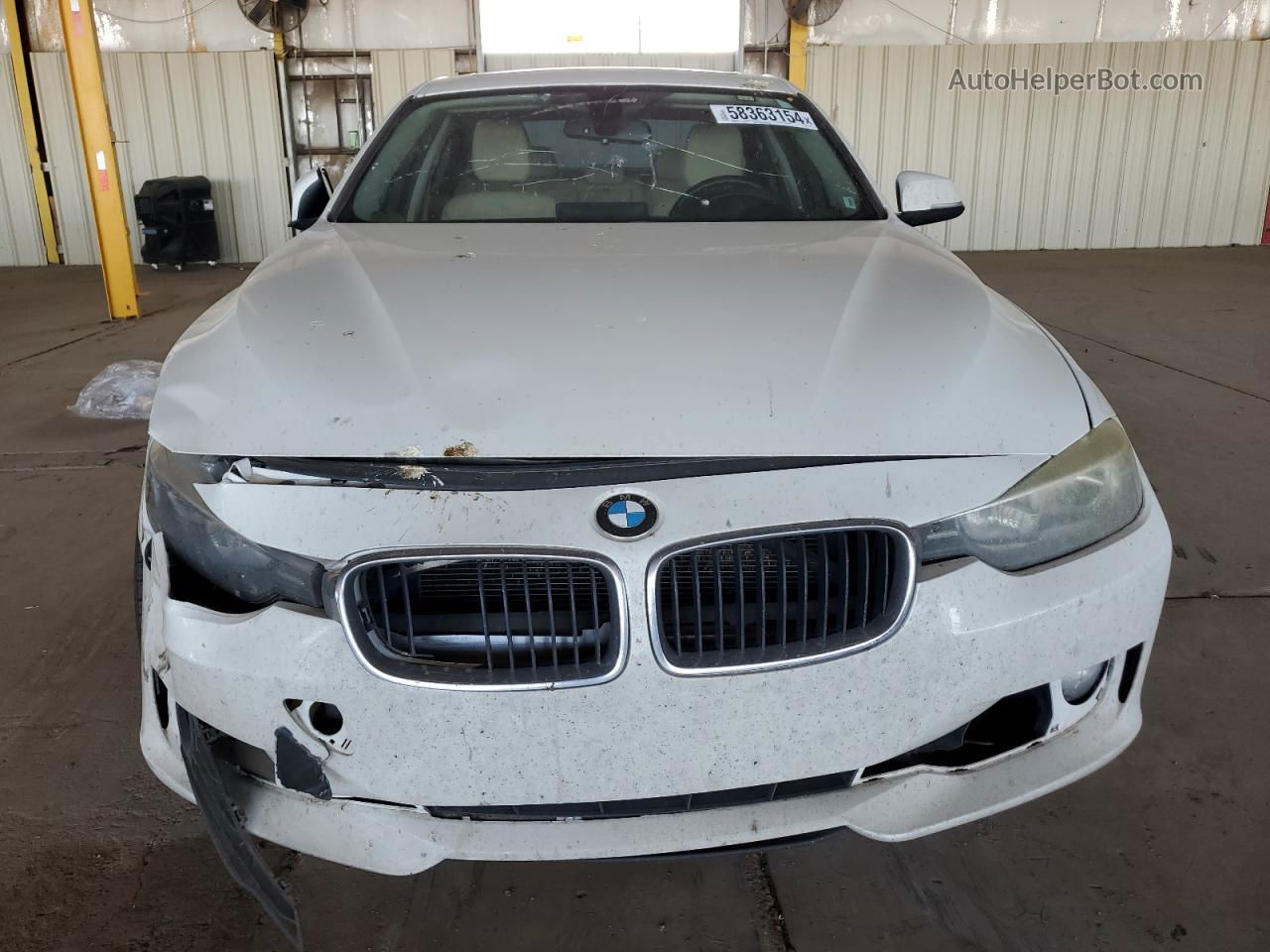 2012 Bmw 328 I White vin: WBA3A5G54CNP18101