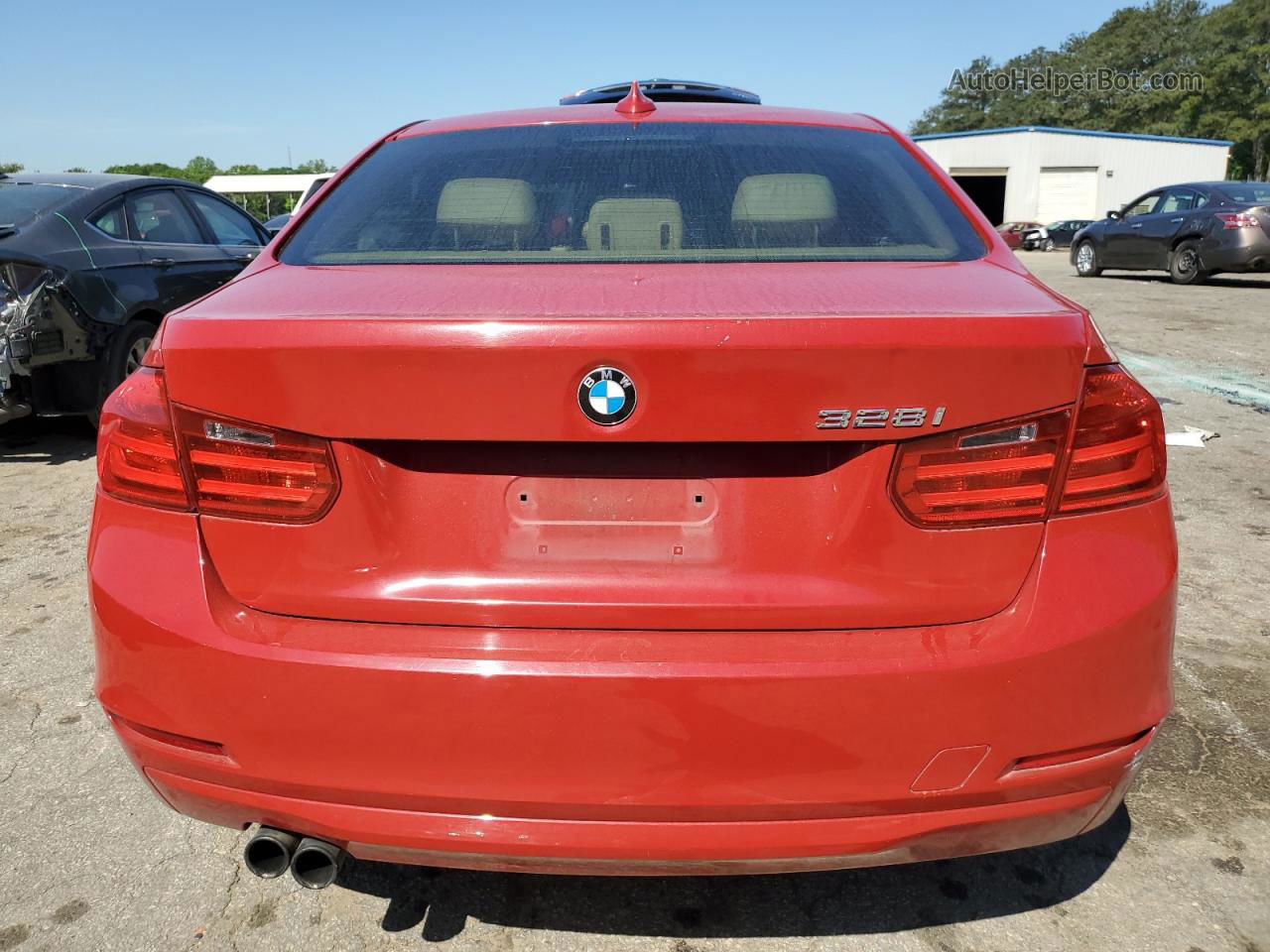 2013 Bmw 328 I Red vin: WBA3A5G54DNP20979