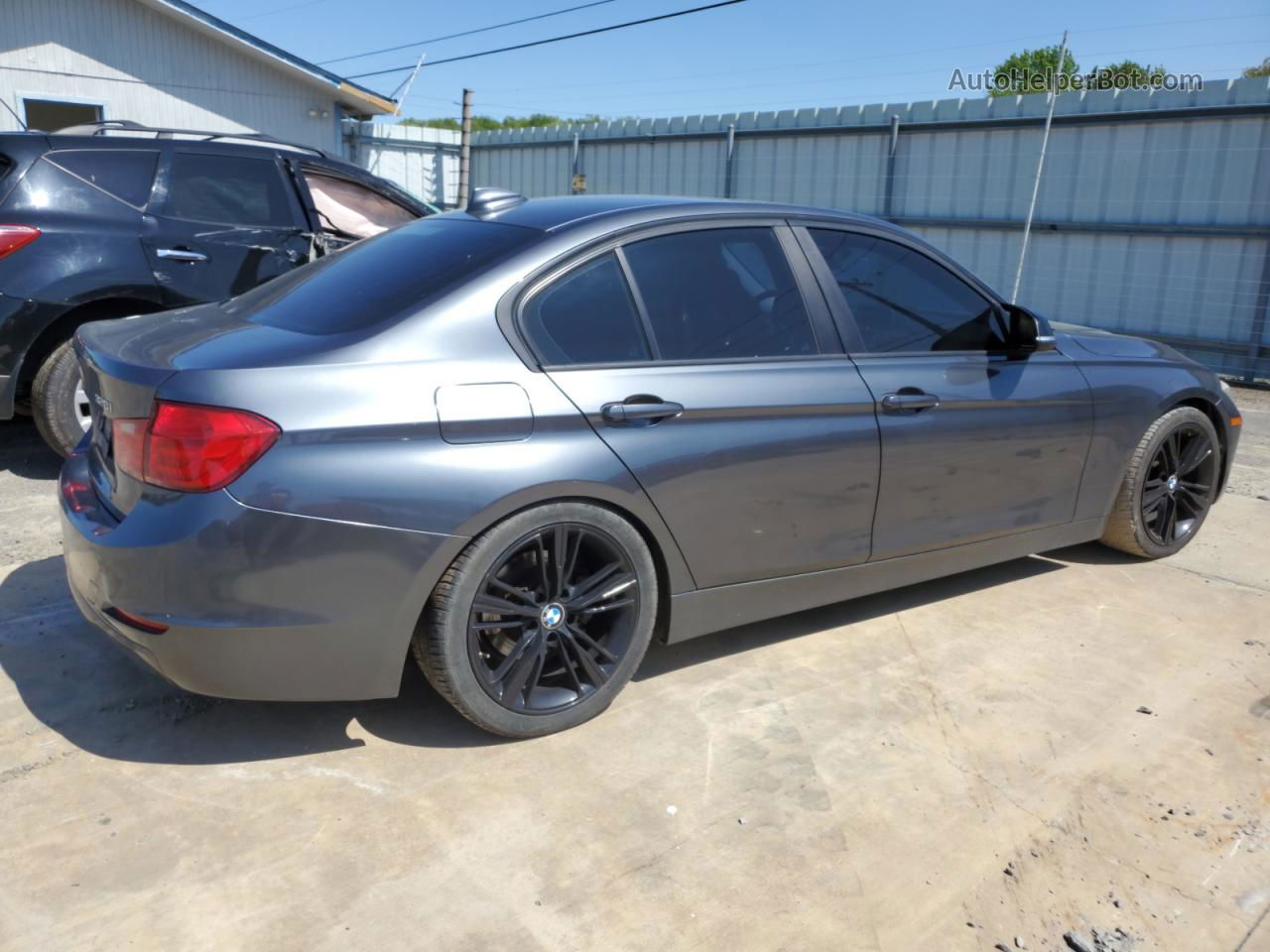 2013 Bmw 328 I Gray vin: WBA3A5G54DNP22585