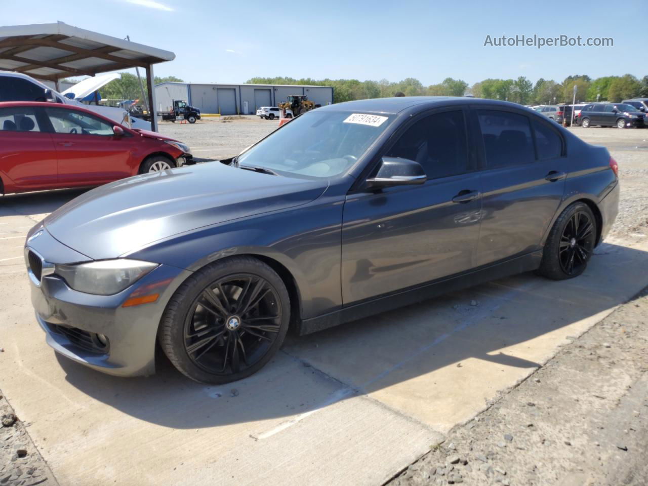 2013 Bmw 328 I Gray vin: WBA3A5G54DNP22585