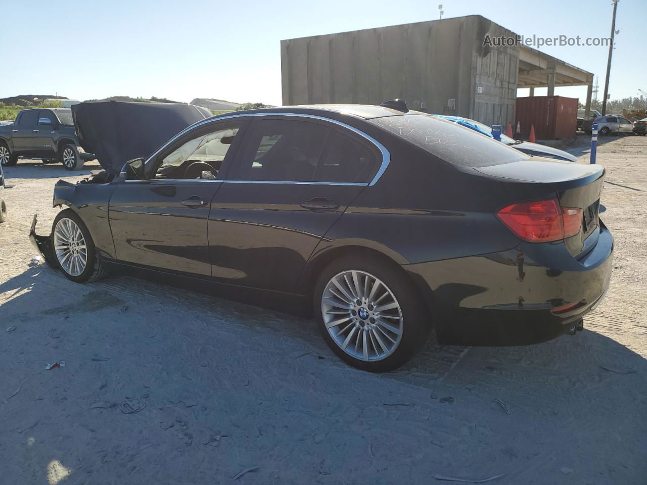 2014 Bmw 328 I Black vin: WBA3A5G54ENP30574