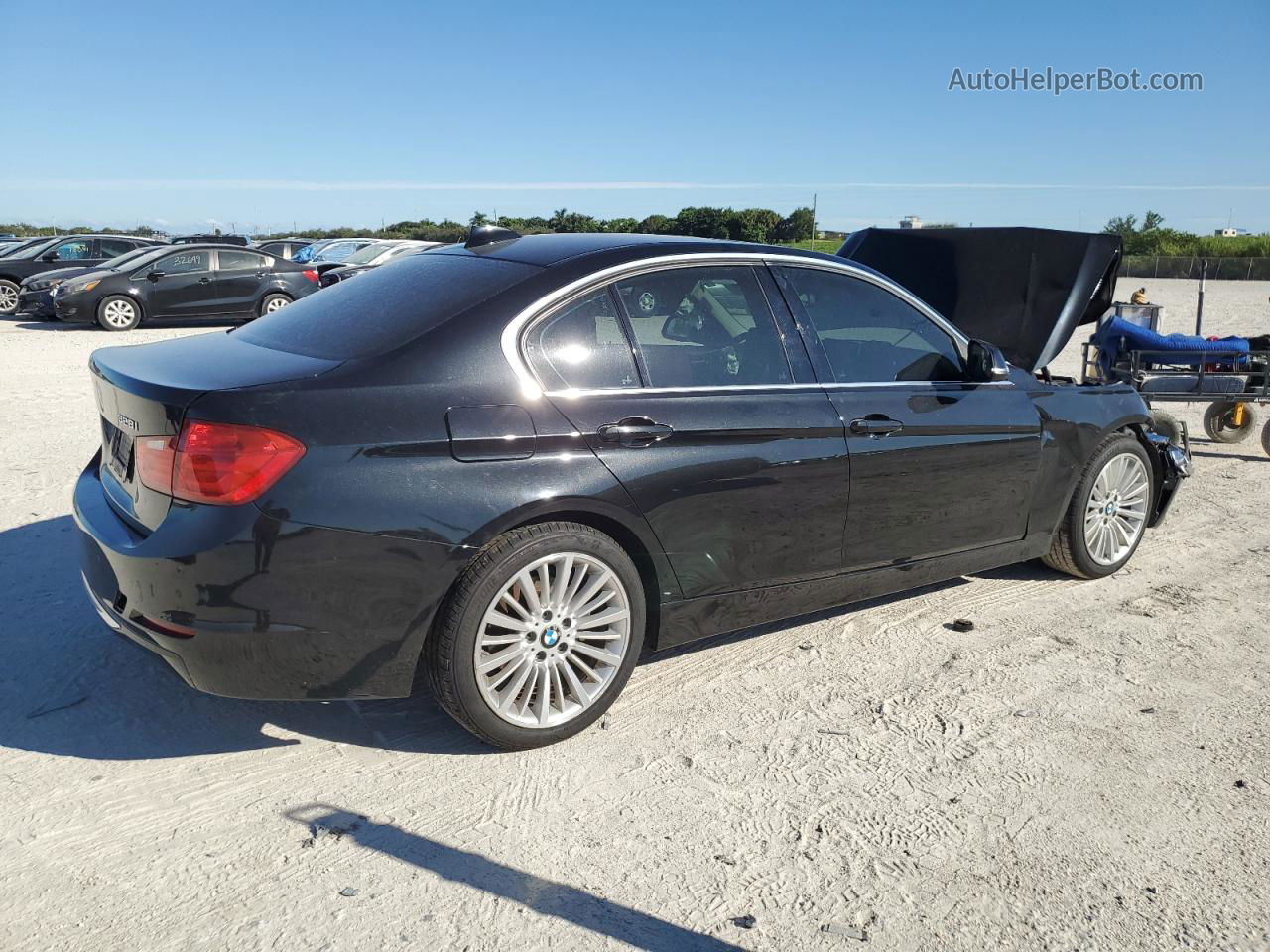 2014 Bmw 328 I Black vin: WBA3A5G54ENP30574