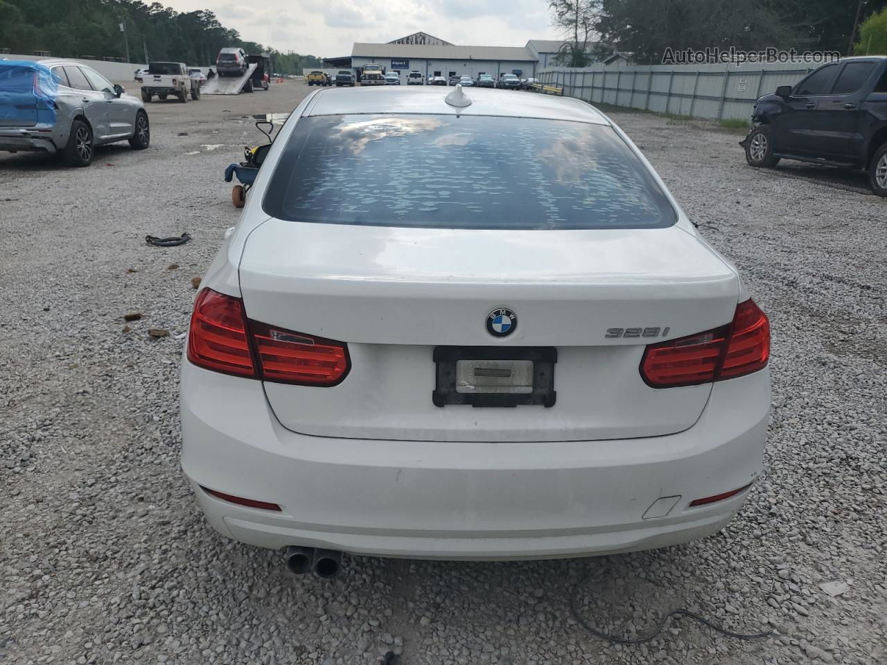 2014 Bmw 328 I White vin: WBA3A5G54ENP33507