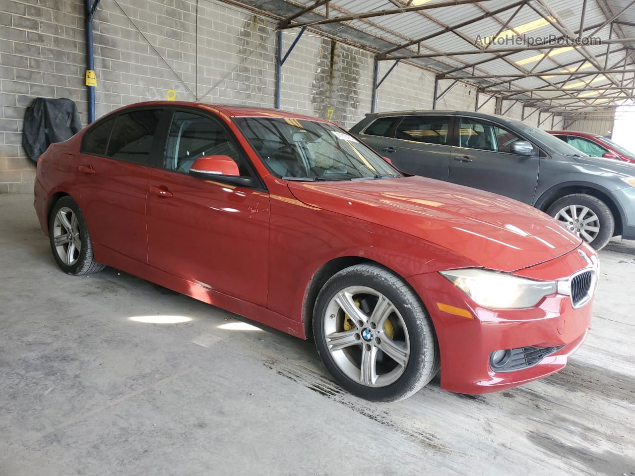 2015 Bmw 328 I Red vin: WBA3A5G54FNS83732