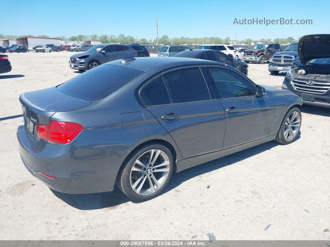 2015 Bmw 328i Серый vin: WBA3A5G54FNS84153