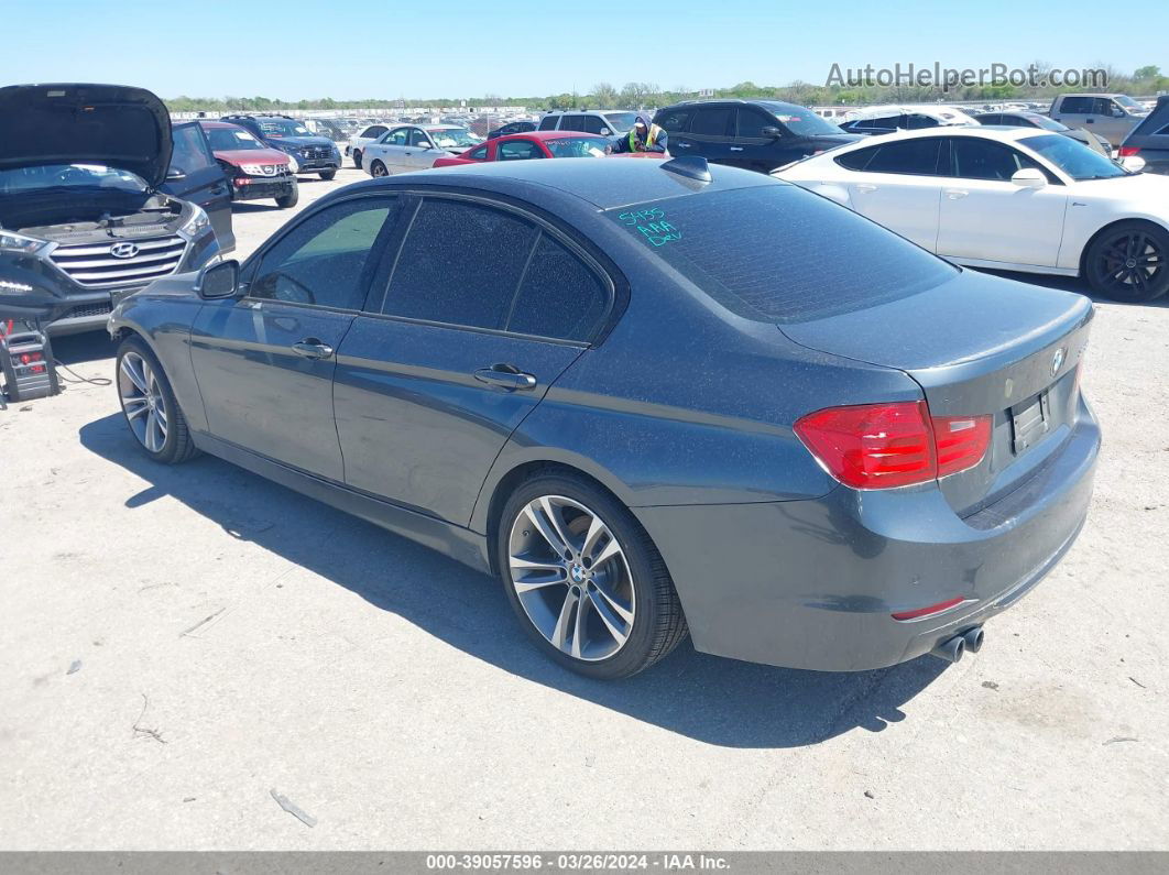 2015 Bmw 328i Gray vin: WBA3A5G54FNS84153