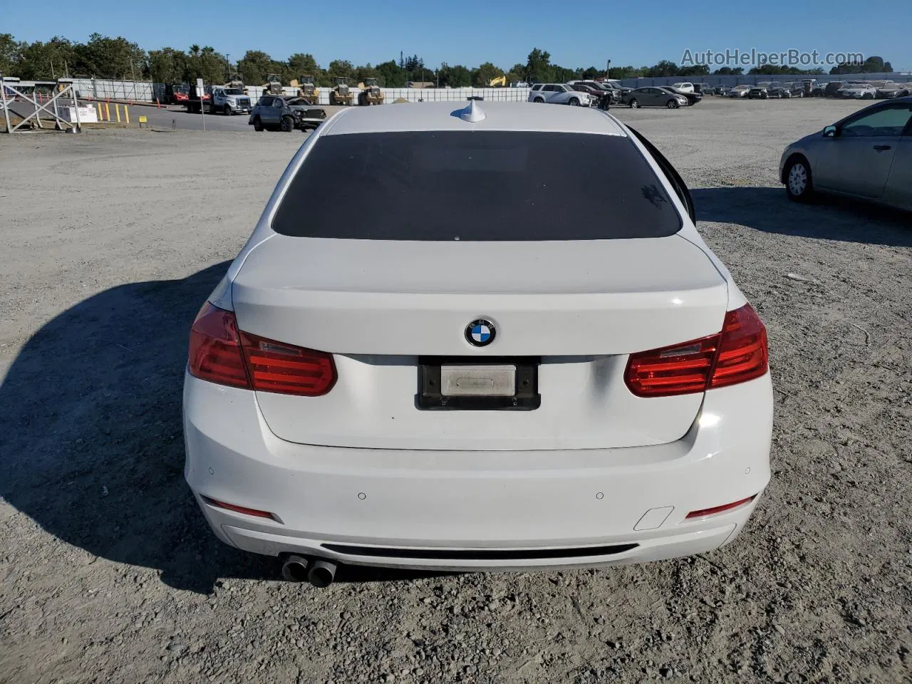 2015 Bmw 328 I White vin: WBA3A5G54FNS85271