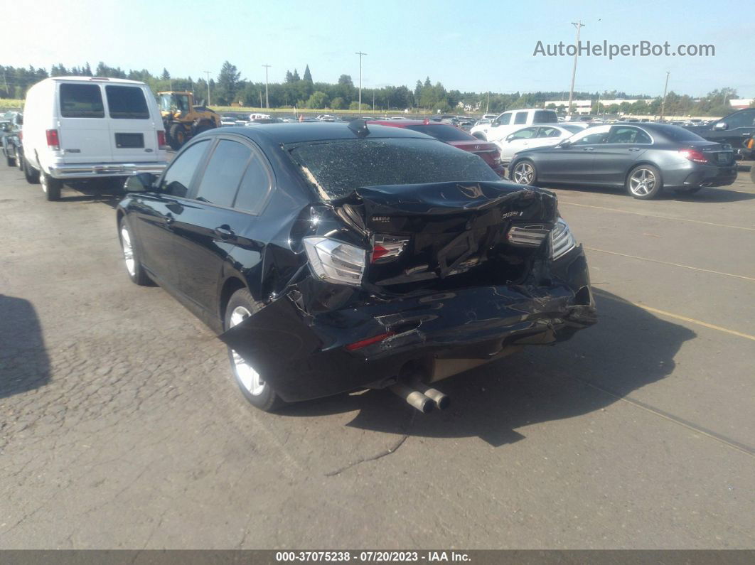 2012 Bmw 3 Series 328i Black vin: WBA3A5G55CNP17135