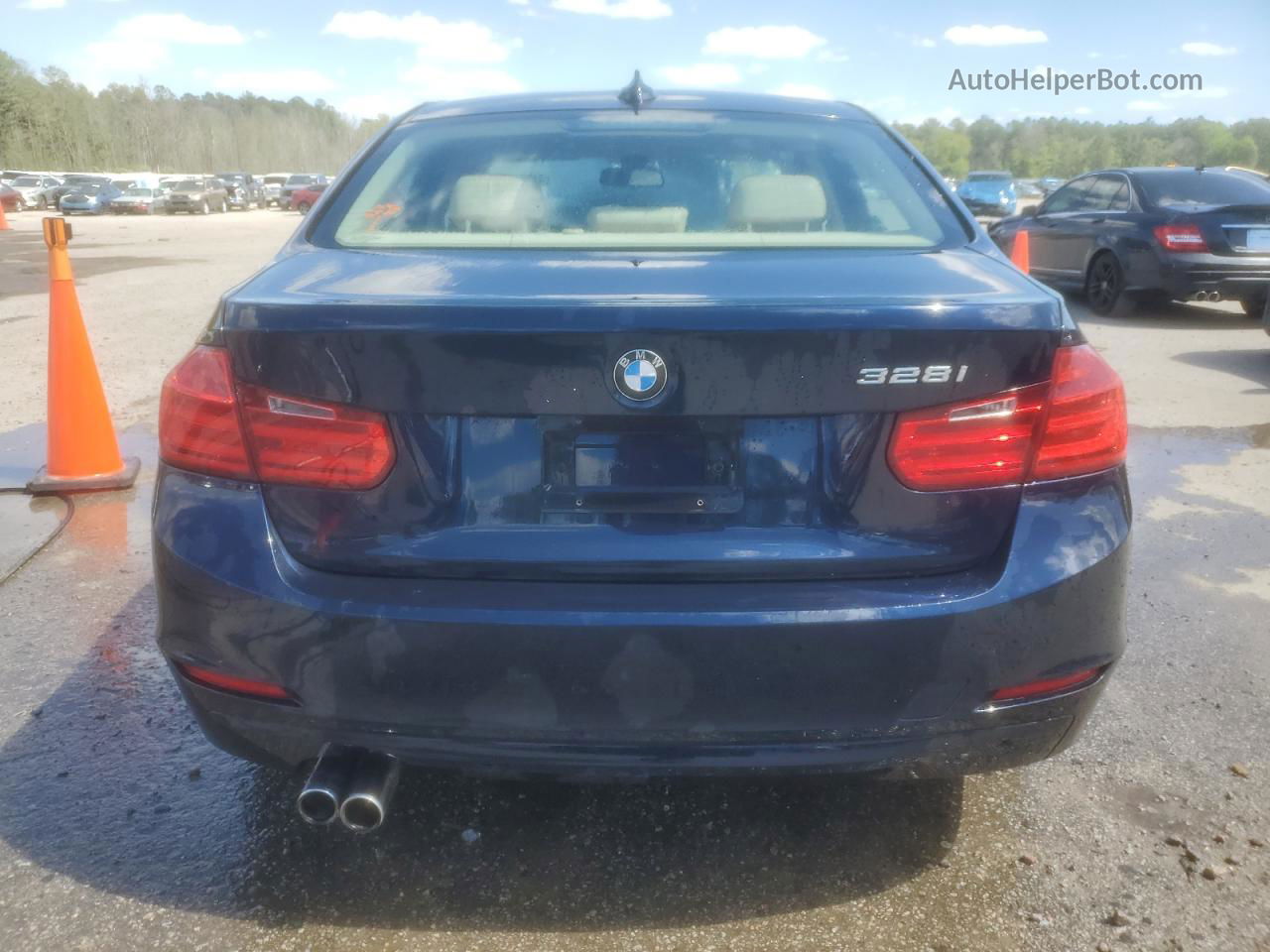 2013 Bmw 328 I Blue vin: WBA3A5G55DNP22806