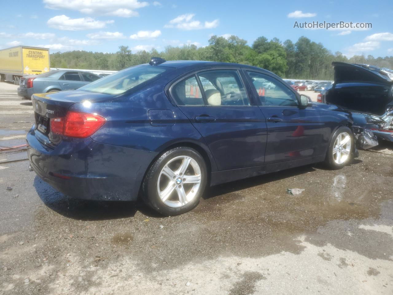 2013 Bmw 328 I Blue vin: WBA3A5G55DNP22806