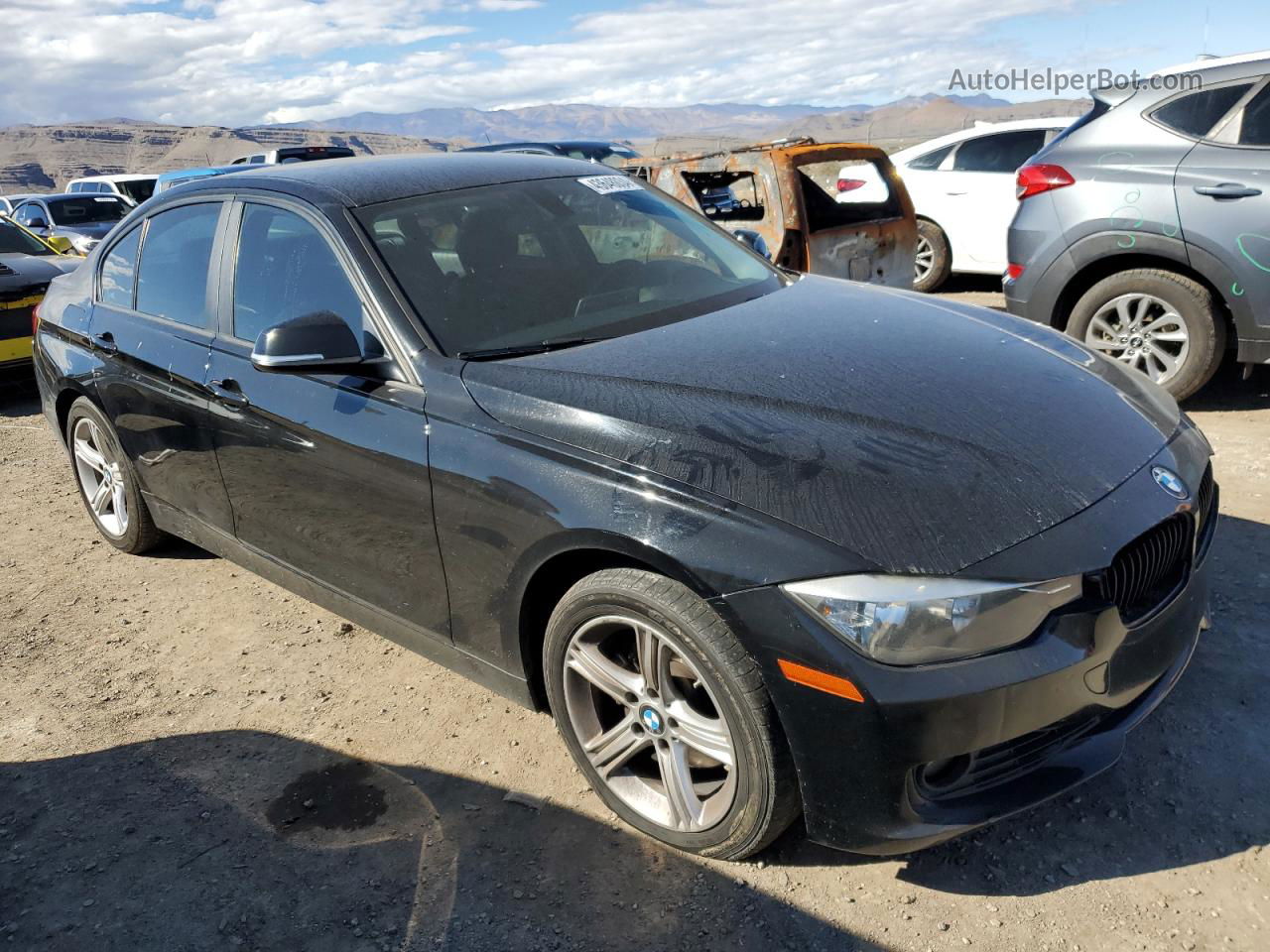 2014 Bmw 328 I Black vin: WBA3A5G55ENP32155