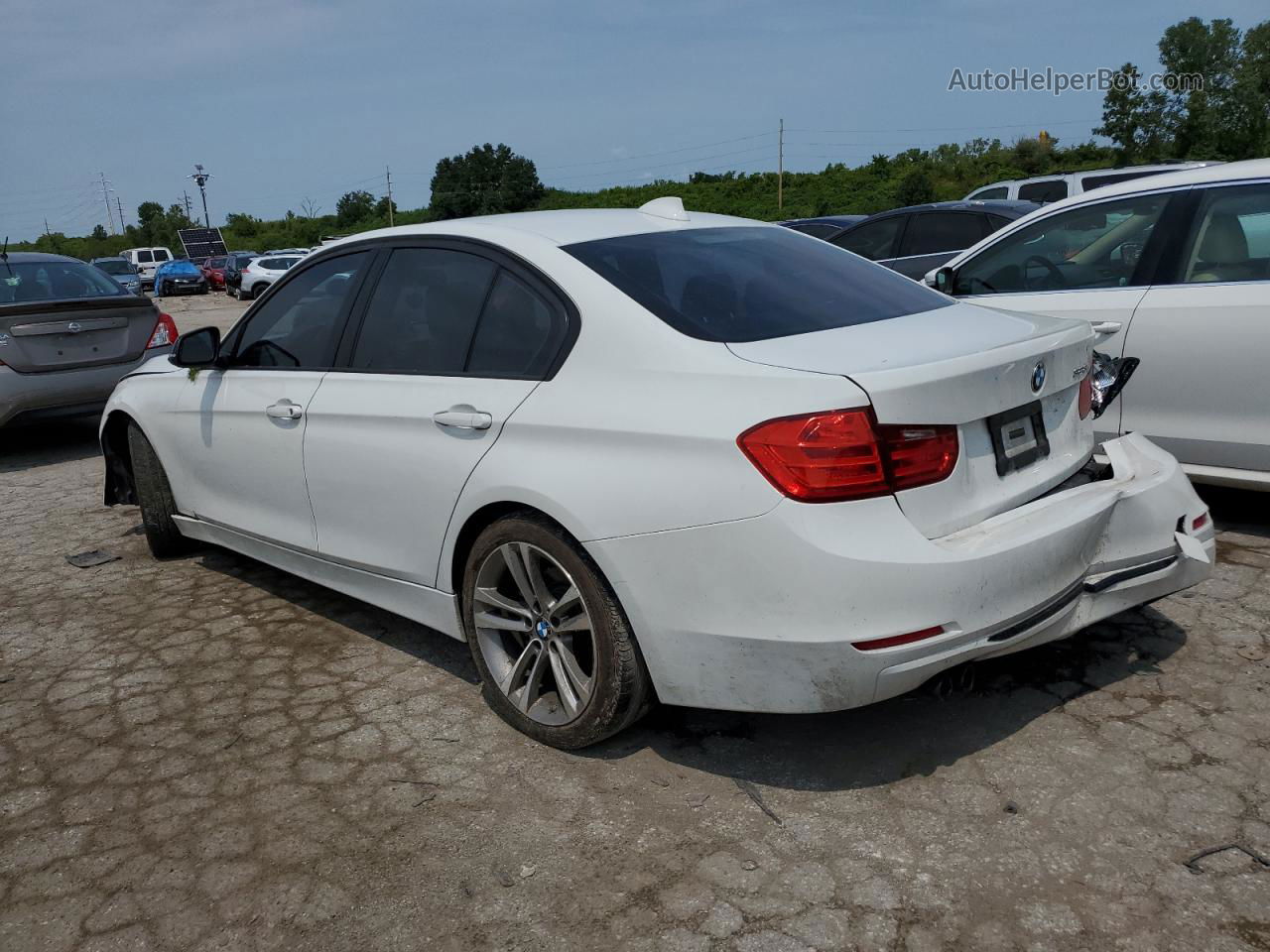 2014 Bmw 328 I Белый vin: WBA3A5G55ENP33502