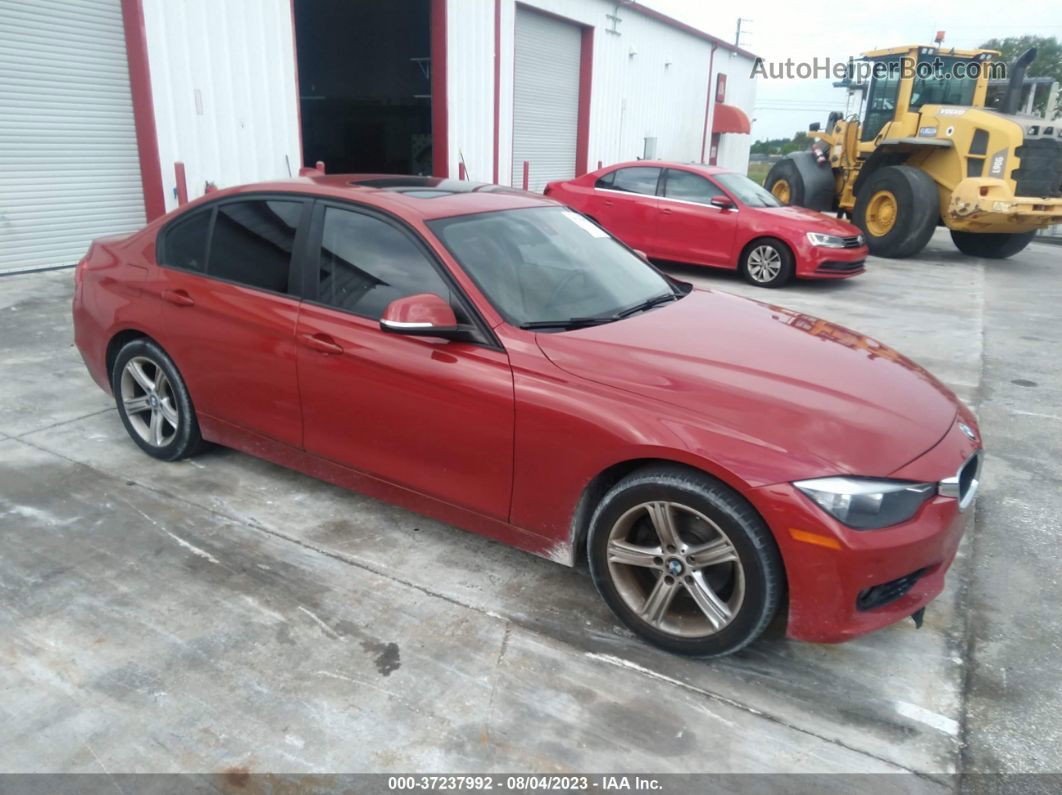 2015 Bmw 3 Series 328i Красный vin: WBA3A5G55FNS83349