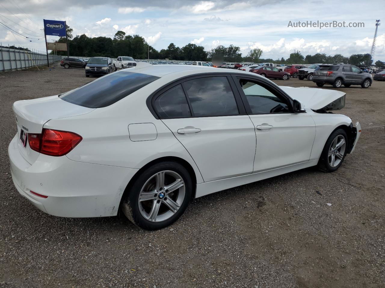 2015 Bmw 328 I White vin: WBA3A5G55FNS85585