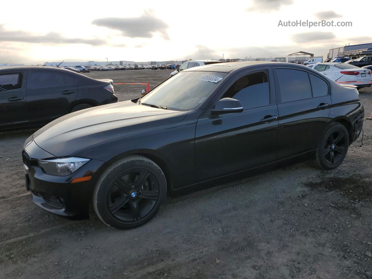 2015 Bmw 328 I Black vin: WBA3A5G55FNS90950