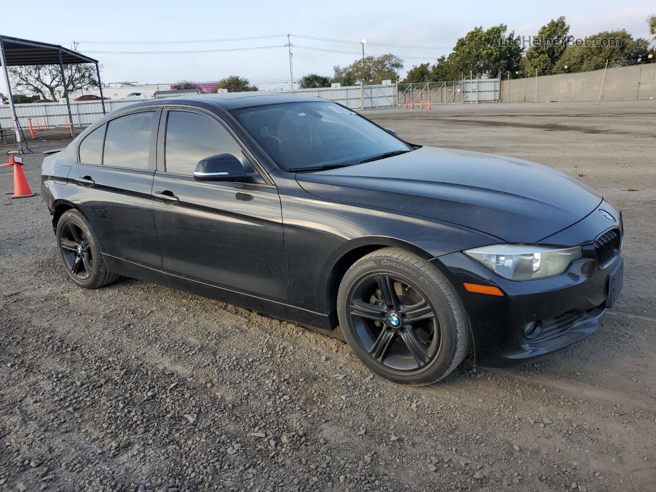 2015 Bmw 328 I Black vin: WBA3A5G55FNS90950