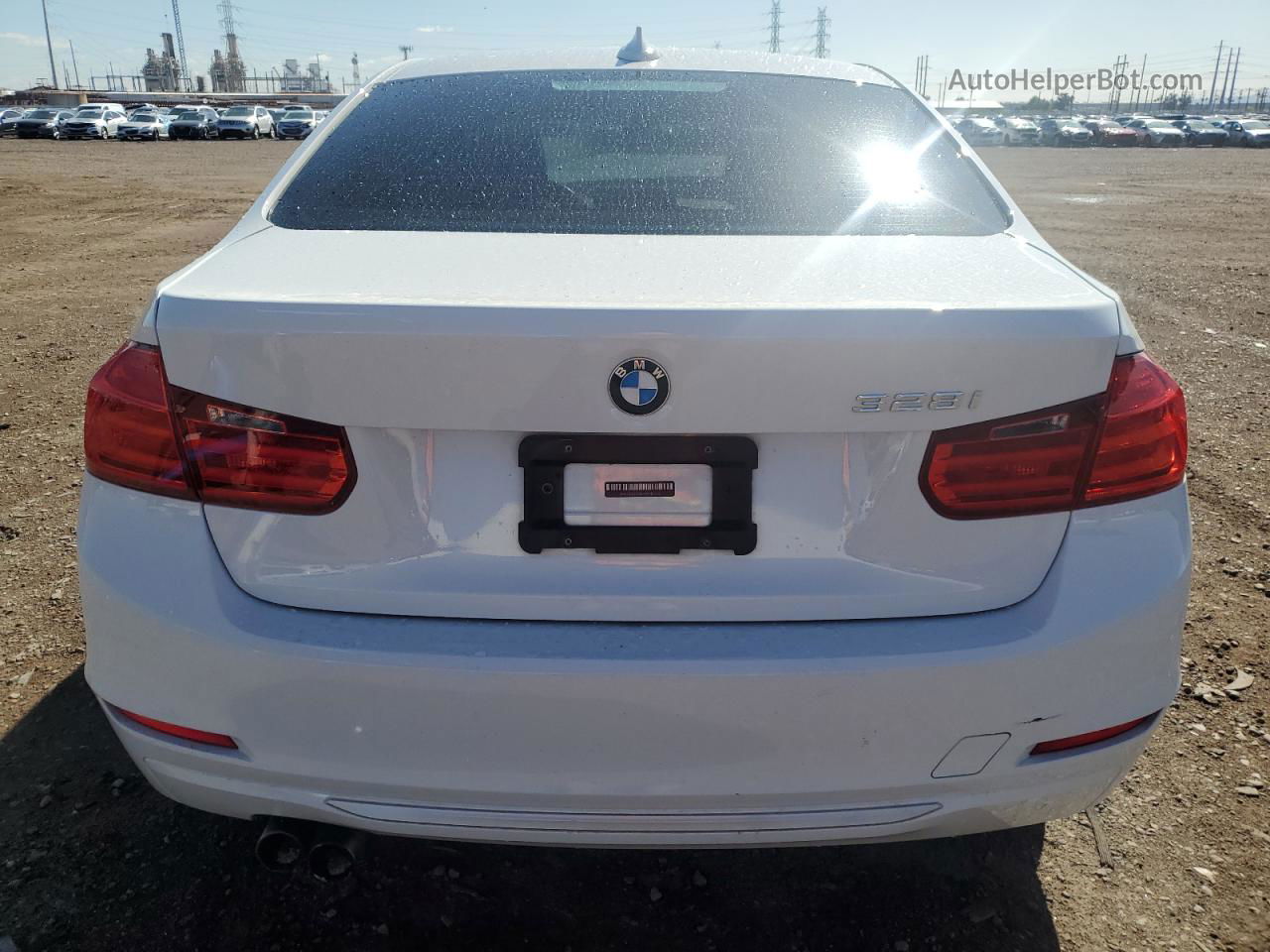 2012 Bmw 328 I White vin: WBA3A5G56CNP15300