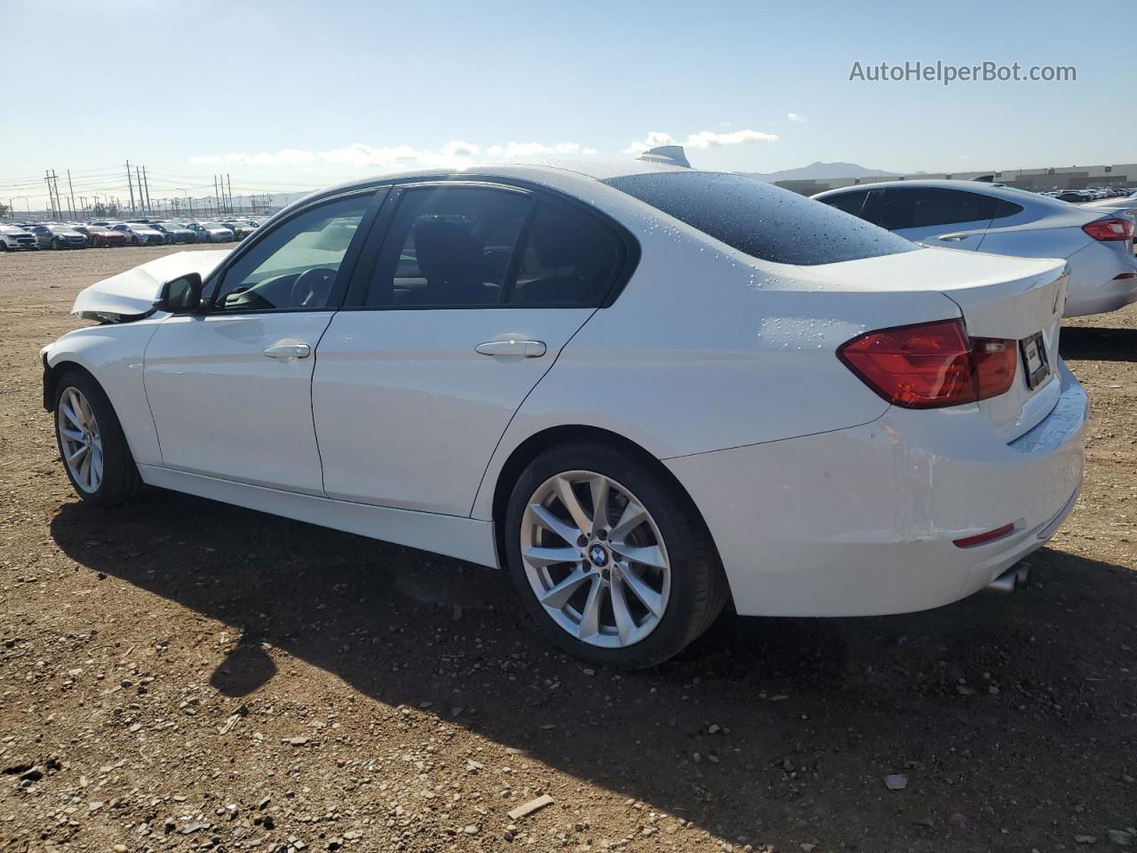 2012 Bmw 328 I White vin: WBA3A5G56CNP15300