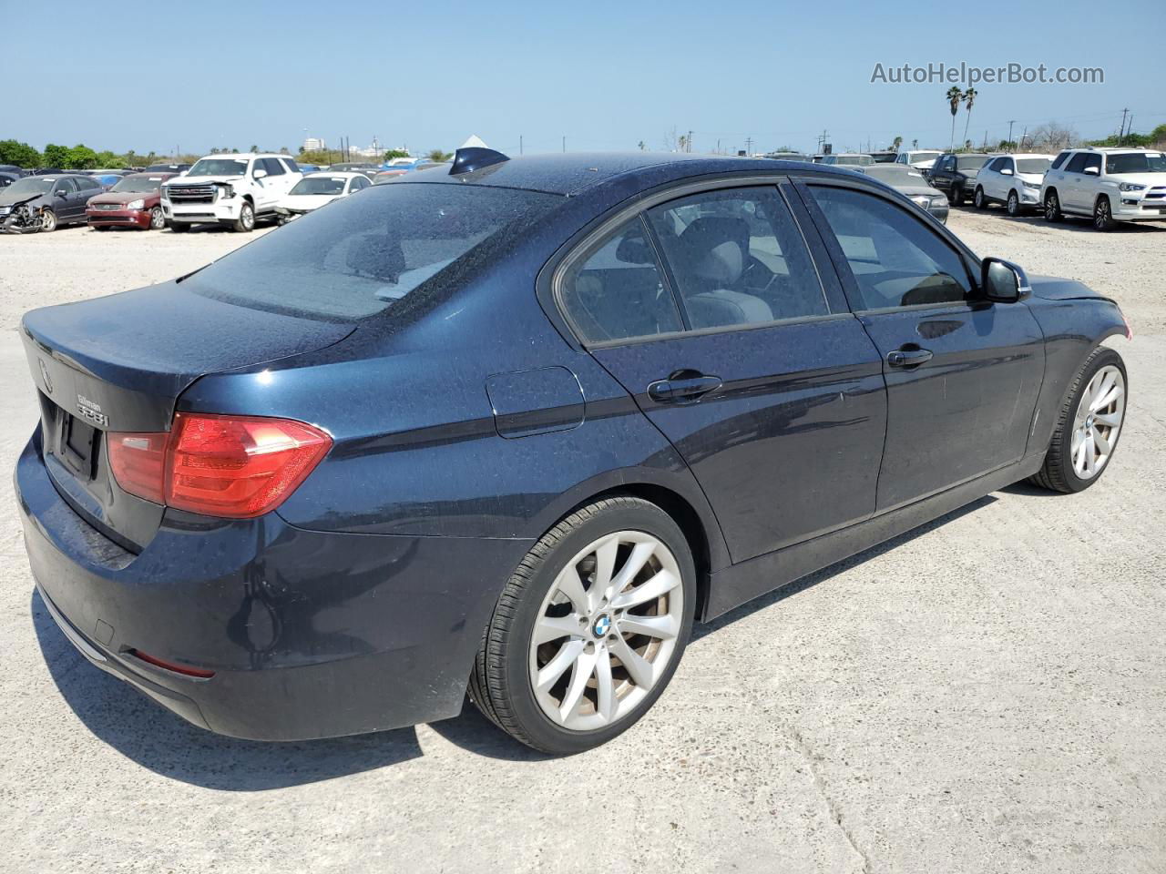 2012 Bmw 328 I Blue vin: WBA3A5G56CNP18150