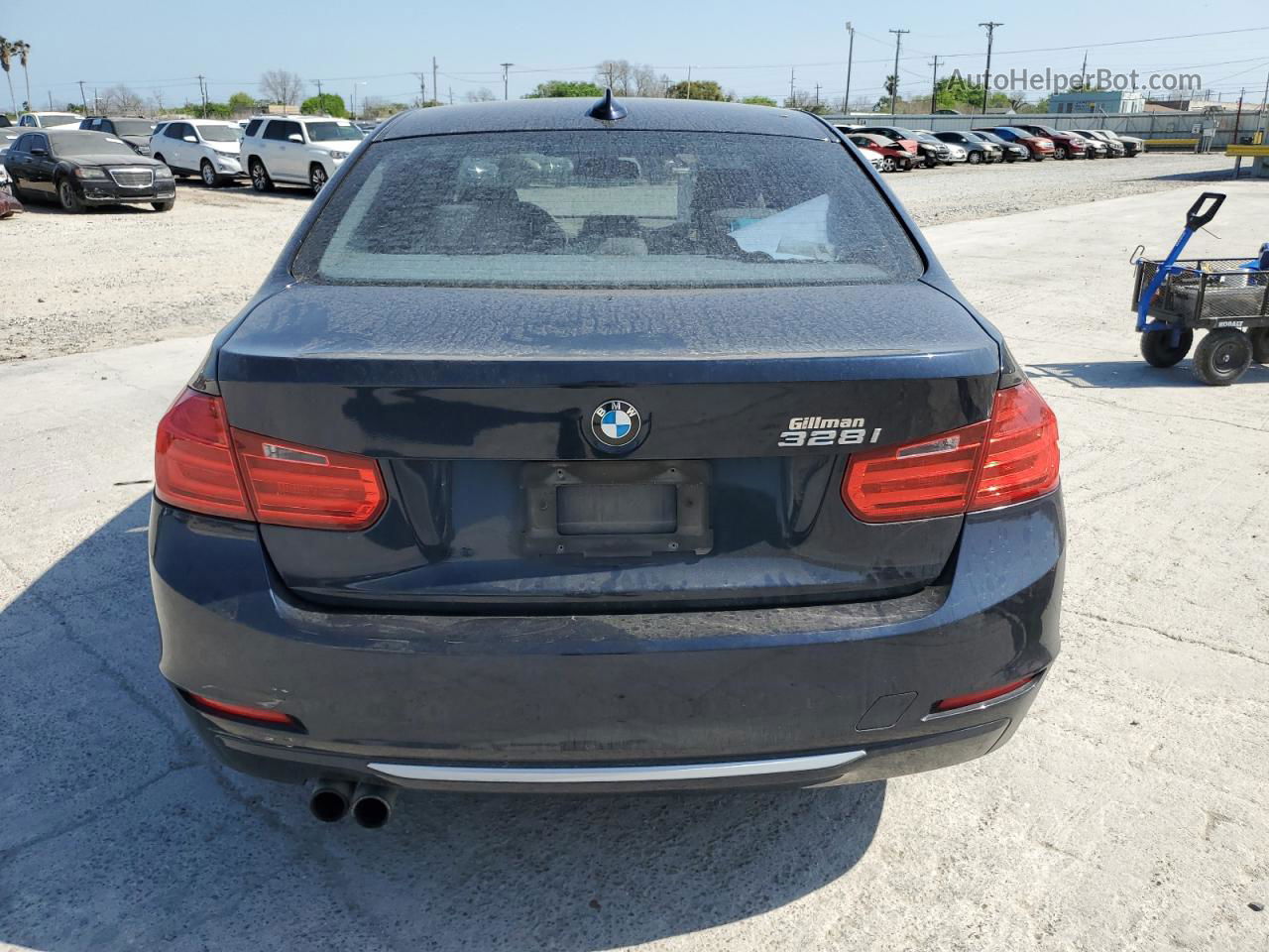 2012 Bmw 328 I Blue vin: WBA3A5G56CNP18150