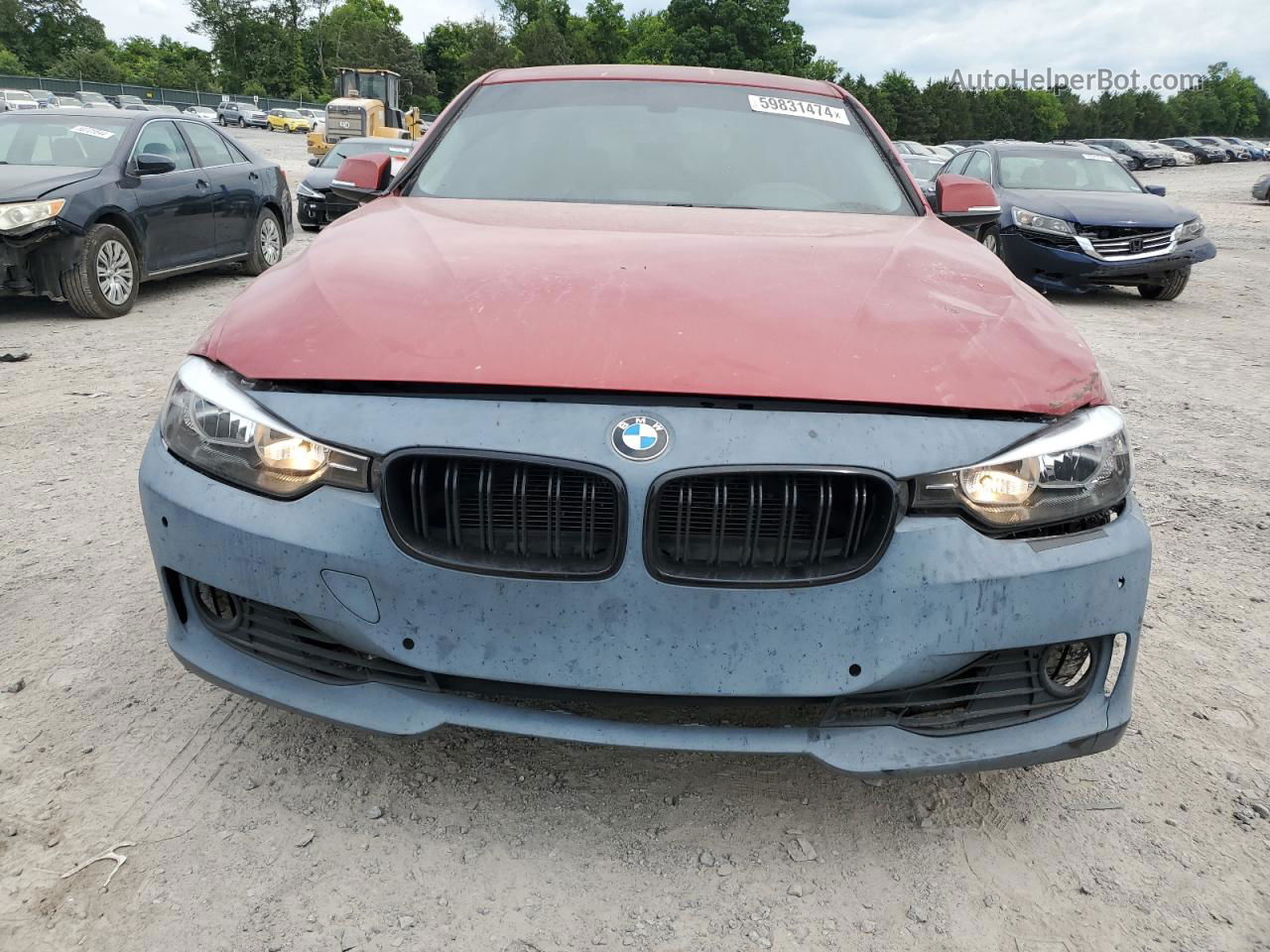 2013 Bmw 328 I Red vin: WBA3A5G56DNP20336