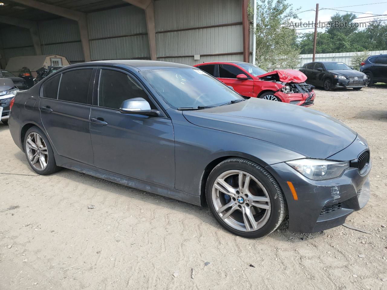 2014 Bmw 328 I Серый vin: WBA3A5G56ENP28471