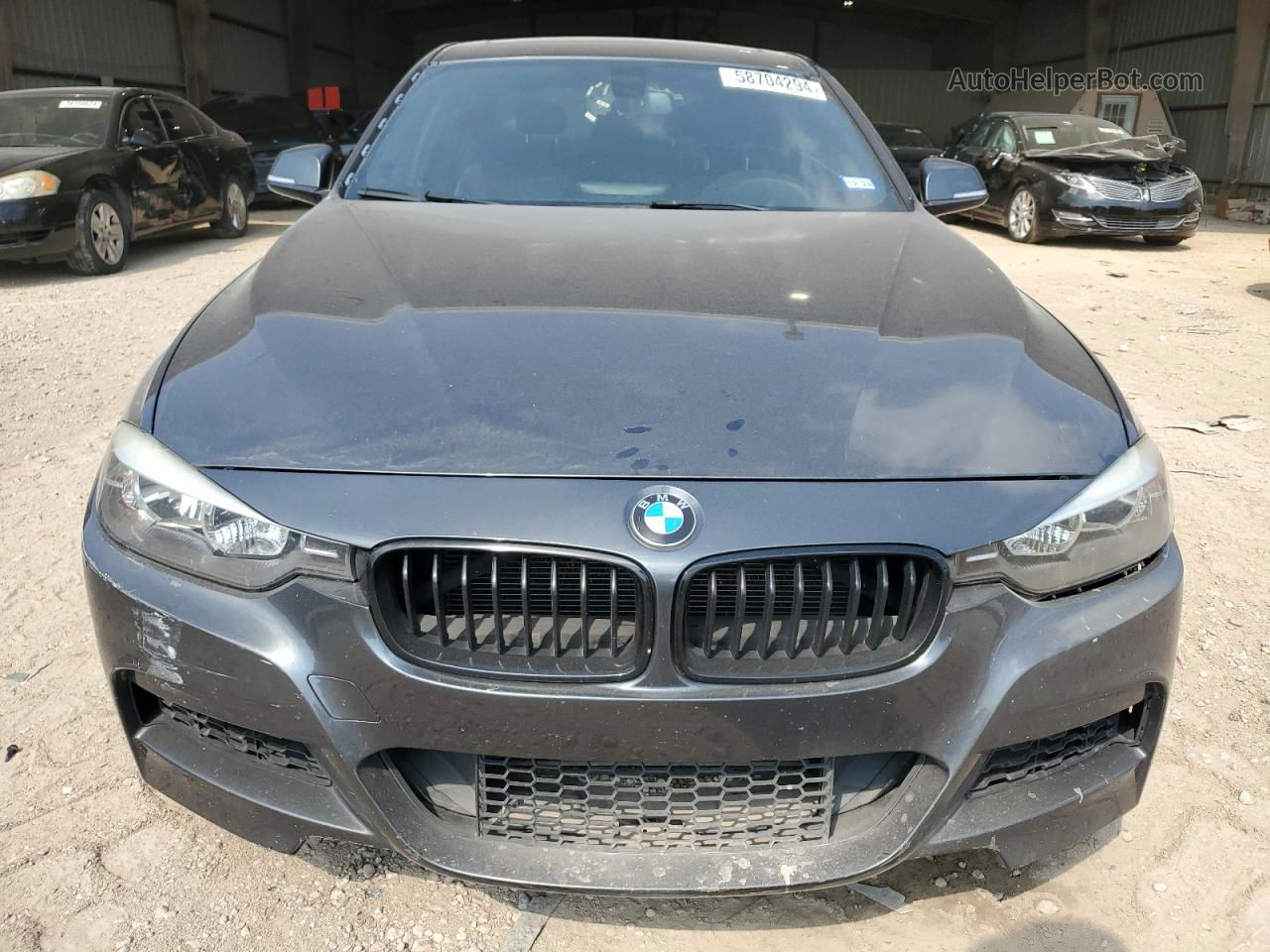 2014 Bmw 328 I Серый vin: WBA3A5G56ENP28471