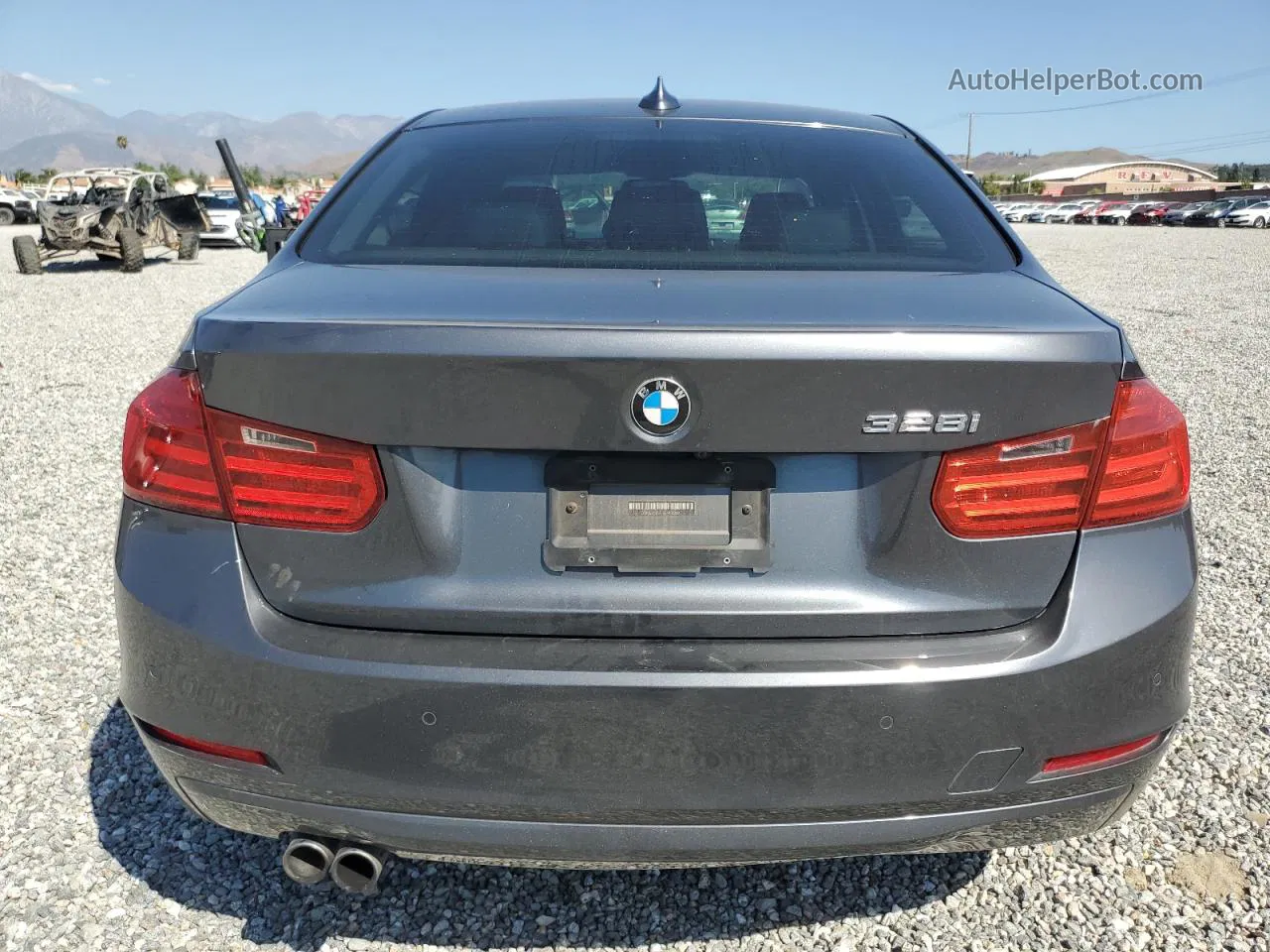 2014 Bmw 328 I Gray vin: WBA3A5G56ENP31824