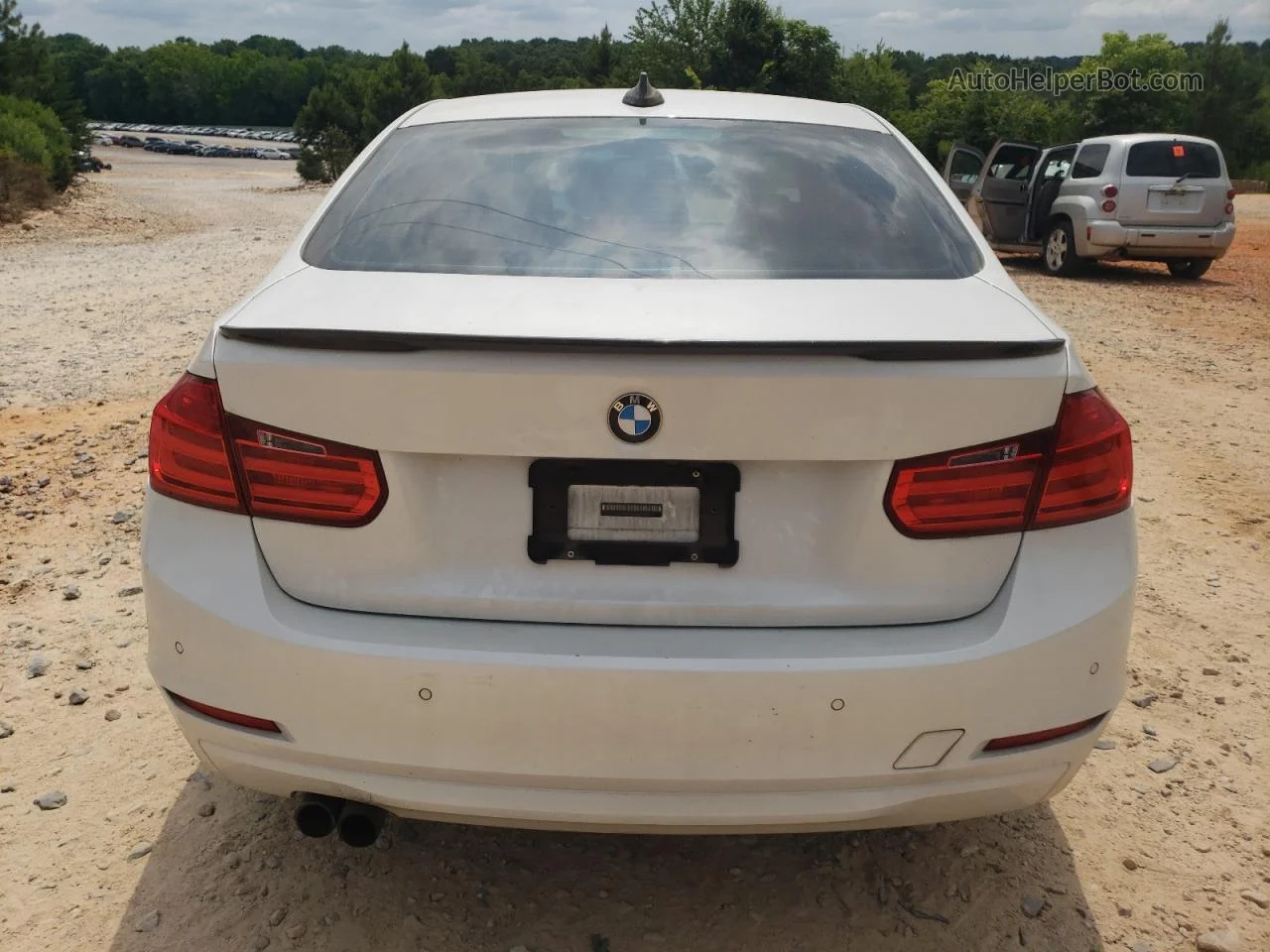 2014 Bmw 328 I White vin: WBA3A5G56ENP32939