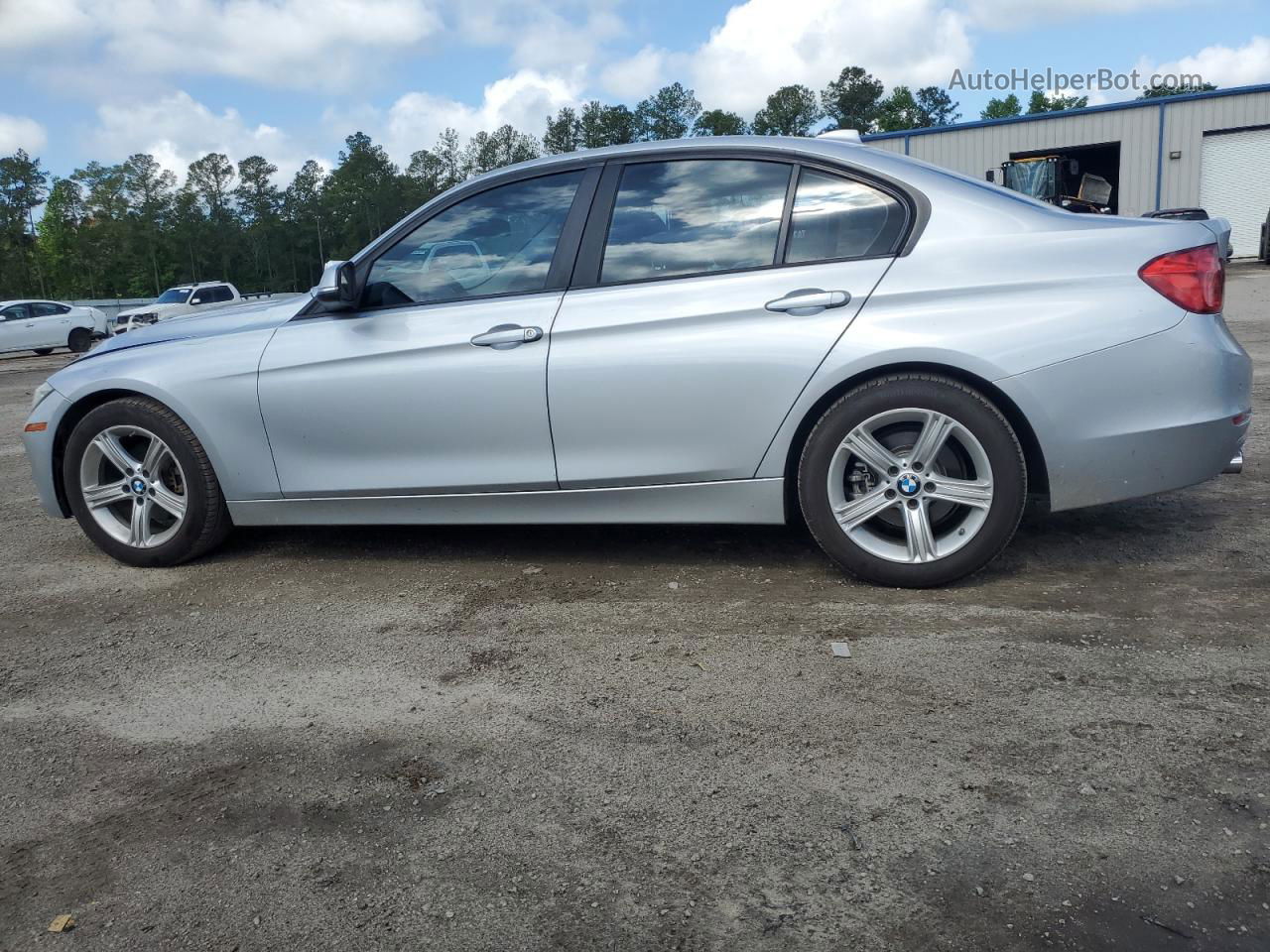 2014 Bmw 328 I Silver vin: WBA3A5G56ENP33864