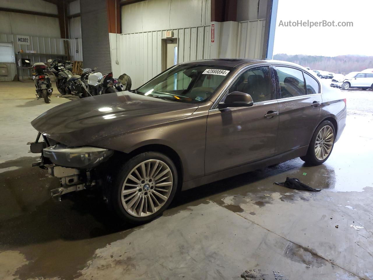 2014 Bmw 328 I Brown vin: WBA3A5G56ENP34027