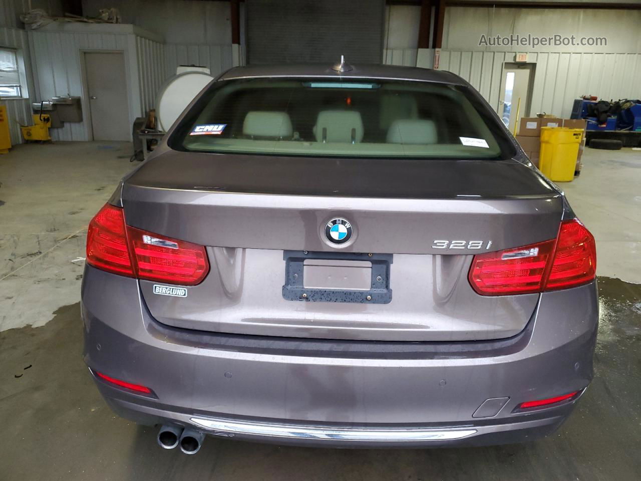 2014 Bmw 328 I Brown vin: WBA3A5G56ENP34027