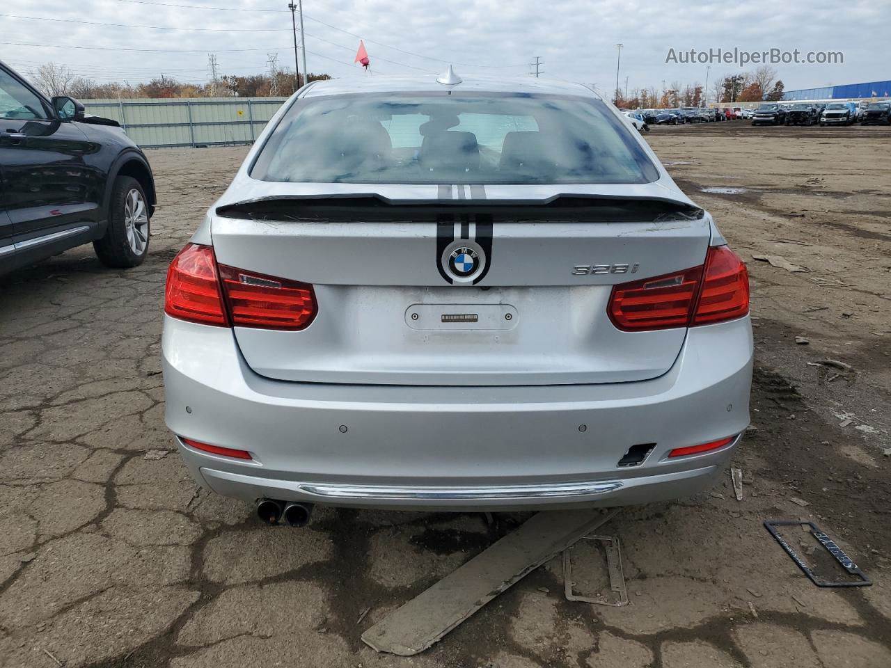 2015 Bmw 328 I Silver vin: WBA3A5G56FNS83327