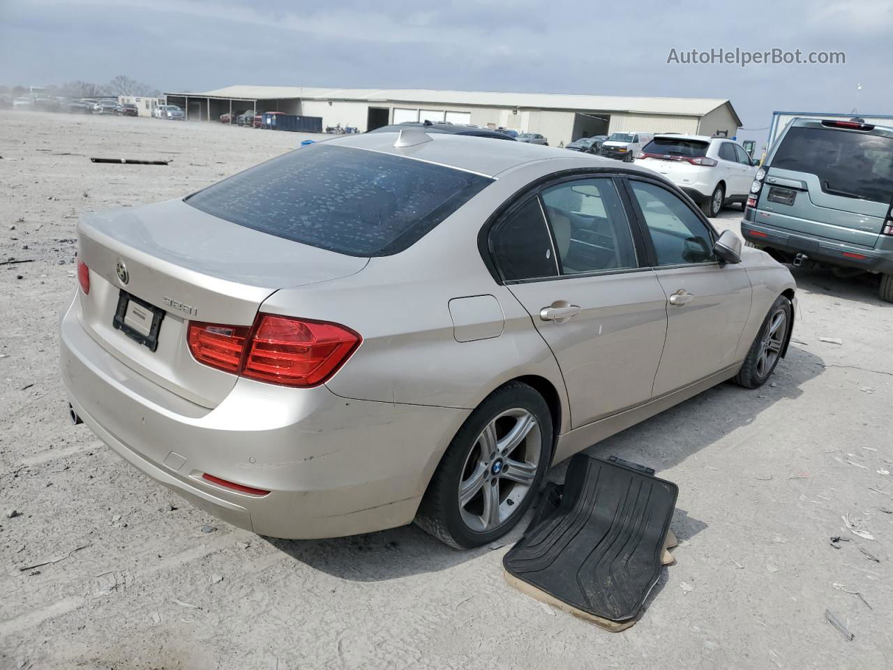 2015 Bmw 328 I Beige vin: WBA3A5G56FNS87927