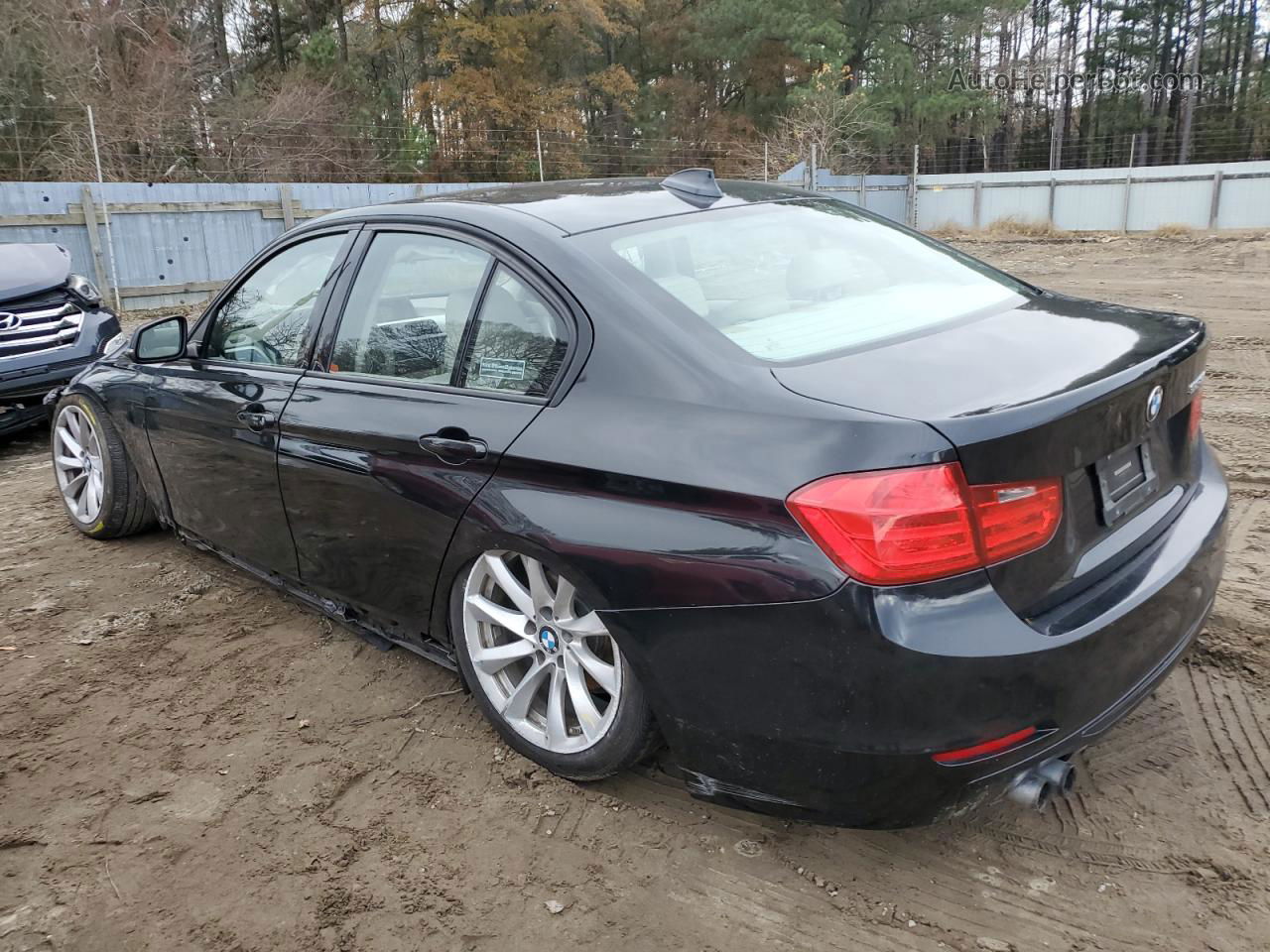 2012 Bmw 328 I Черный vin: WBA3A5G57CNN65844