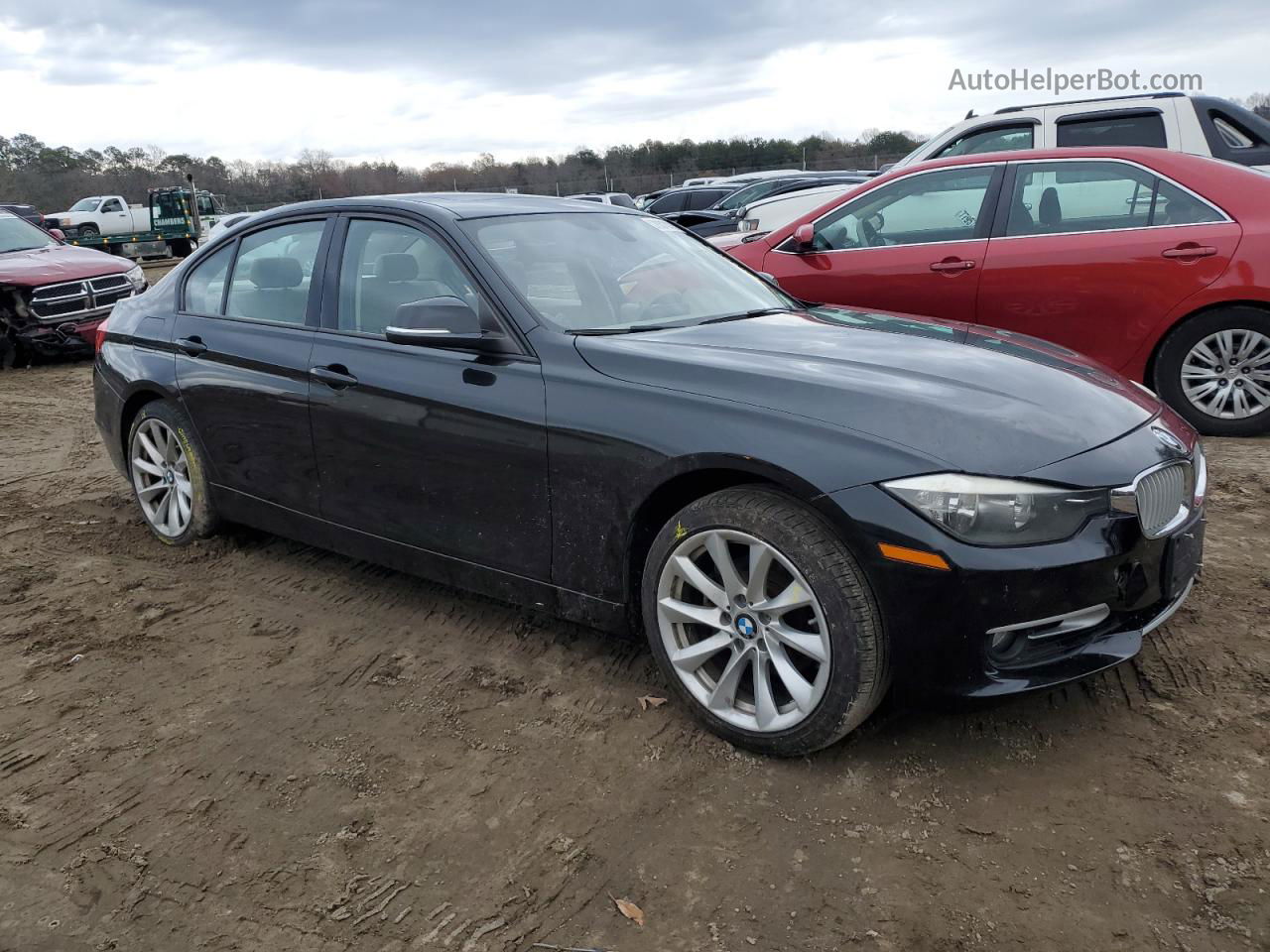 2012 Bmw 328 I Черный vin: WBA3A5G57CNN65844