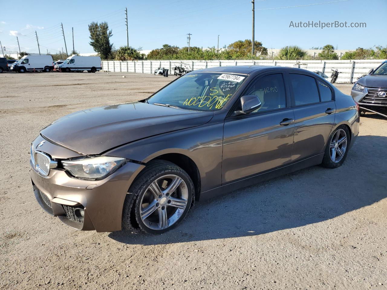 2012 Bmw 328 I Charcoal vin: WBA3A5G57CNP17069