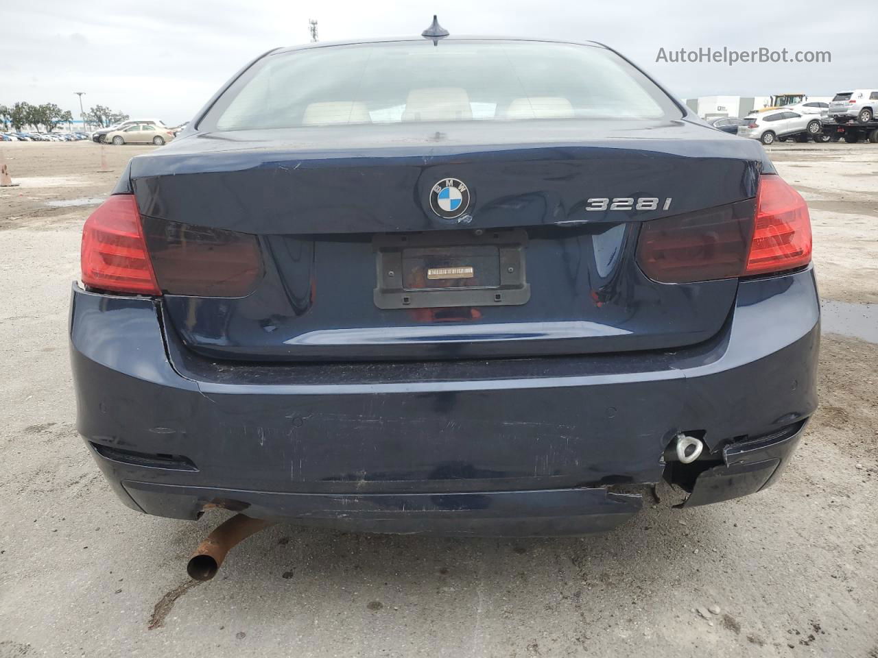 2014 Bmw 328 I Blue vin: WBA3A5G57ENP32450