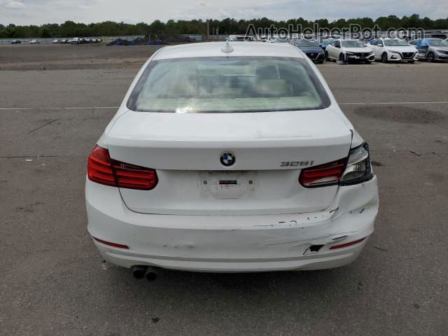 2015 Bmw 328 I White vin: WBA3A5G57FNP34443