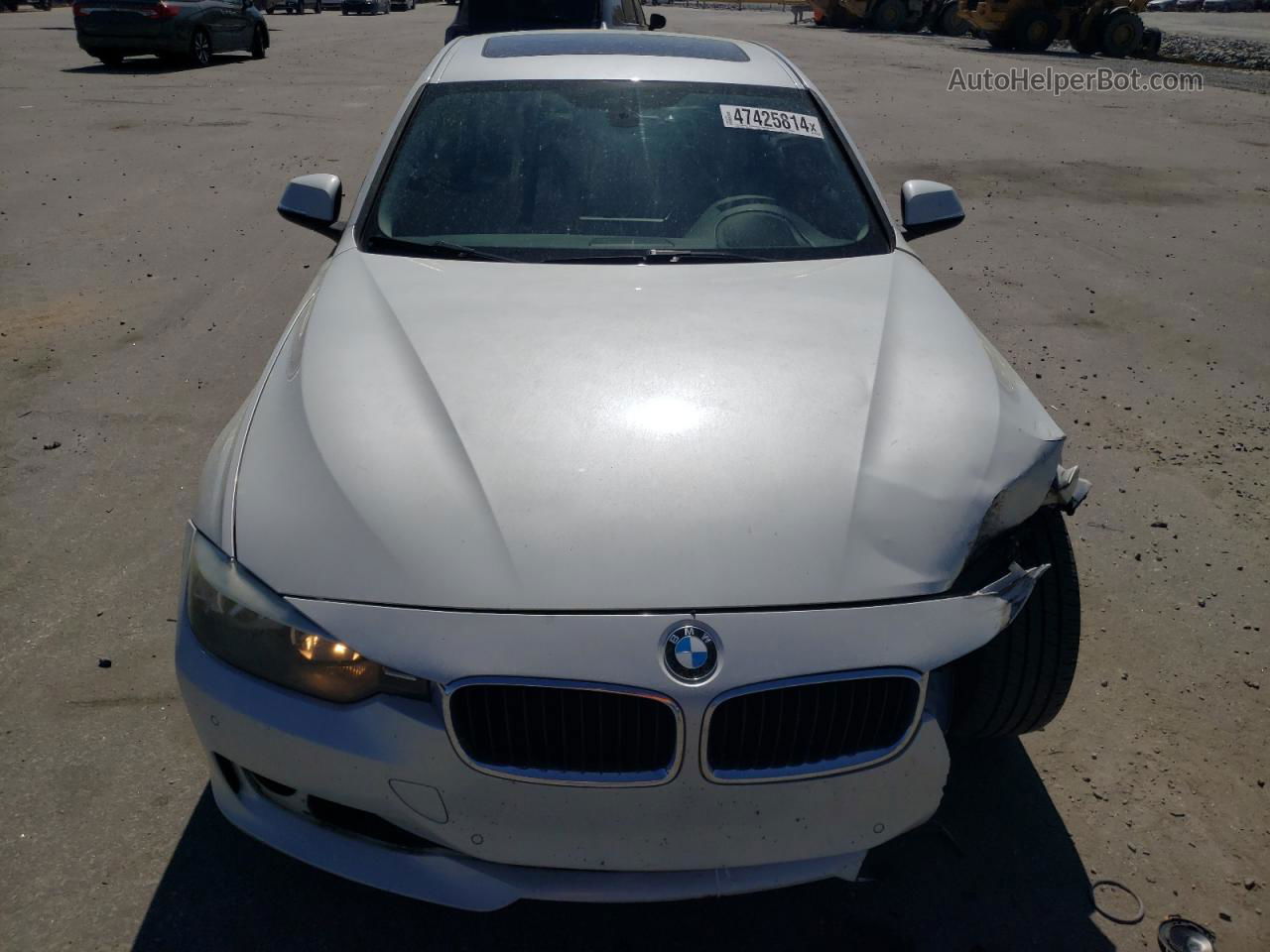 2015 Bmw 328 I White vin: WBA3A5G57FNS90383