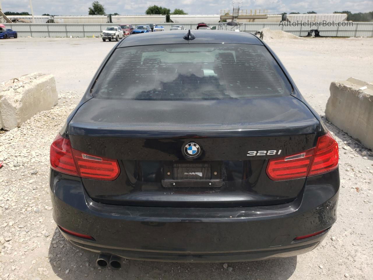 2013 Bmw 328 I Черный vin: WBA3A5G58DNP21651