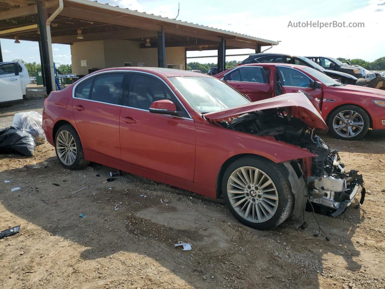 2014 Bmw 328 I Red vin: WBA3A5G58ENP30741