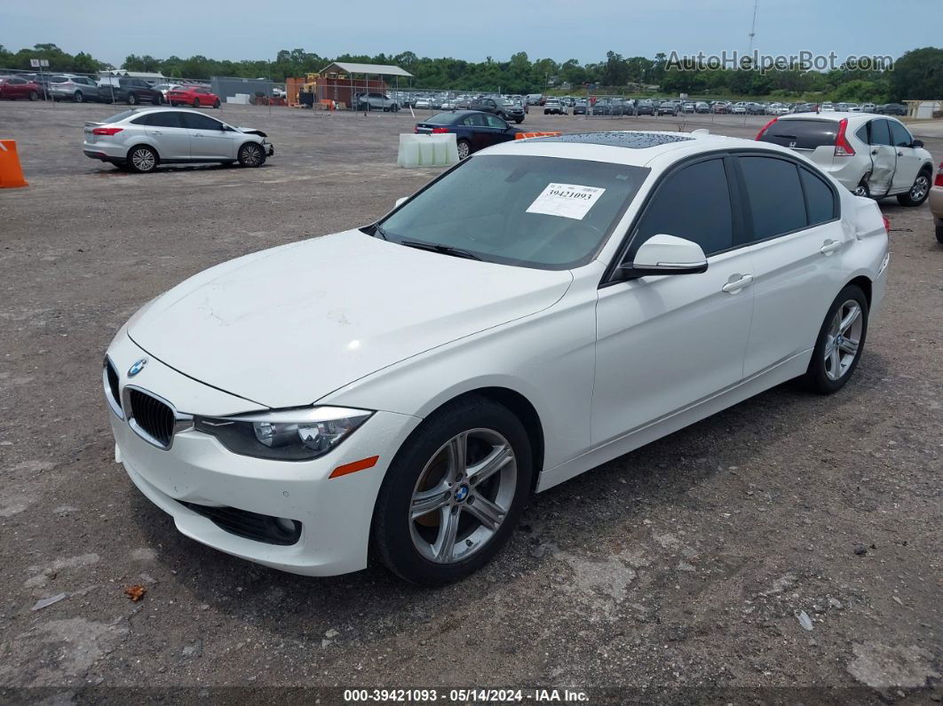 2015 Bmw 328i   White vin: WBA3A5G58FNS83426