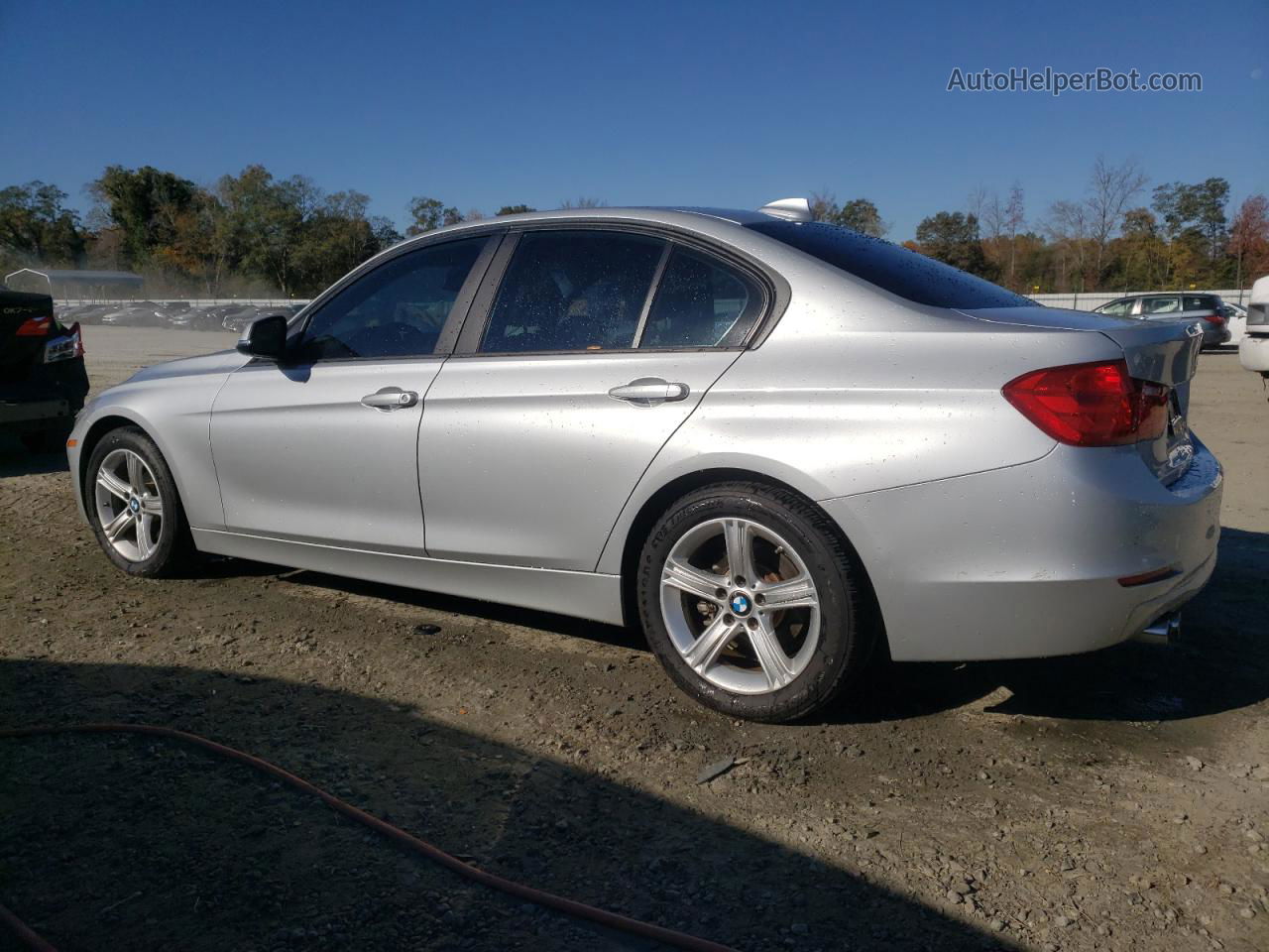 2015 Bmw 328 I Silver vin: WBA3A5G58FNS89243