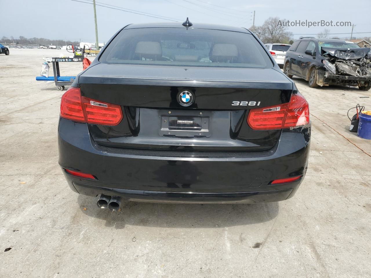 2015 Bmw 328 I Black vin: WBA3A5G58FNS91686