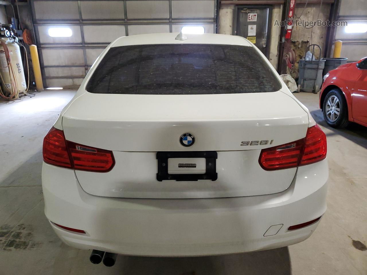 2013 Bmw 328 I White vin: WBA3A5G59DNP20279