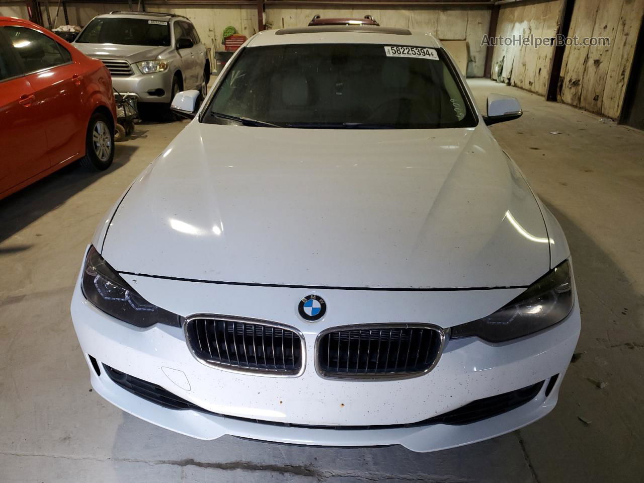 2013 Bmw 328 I White vin: WBA3A5G59DNP20279