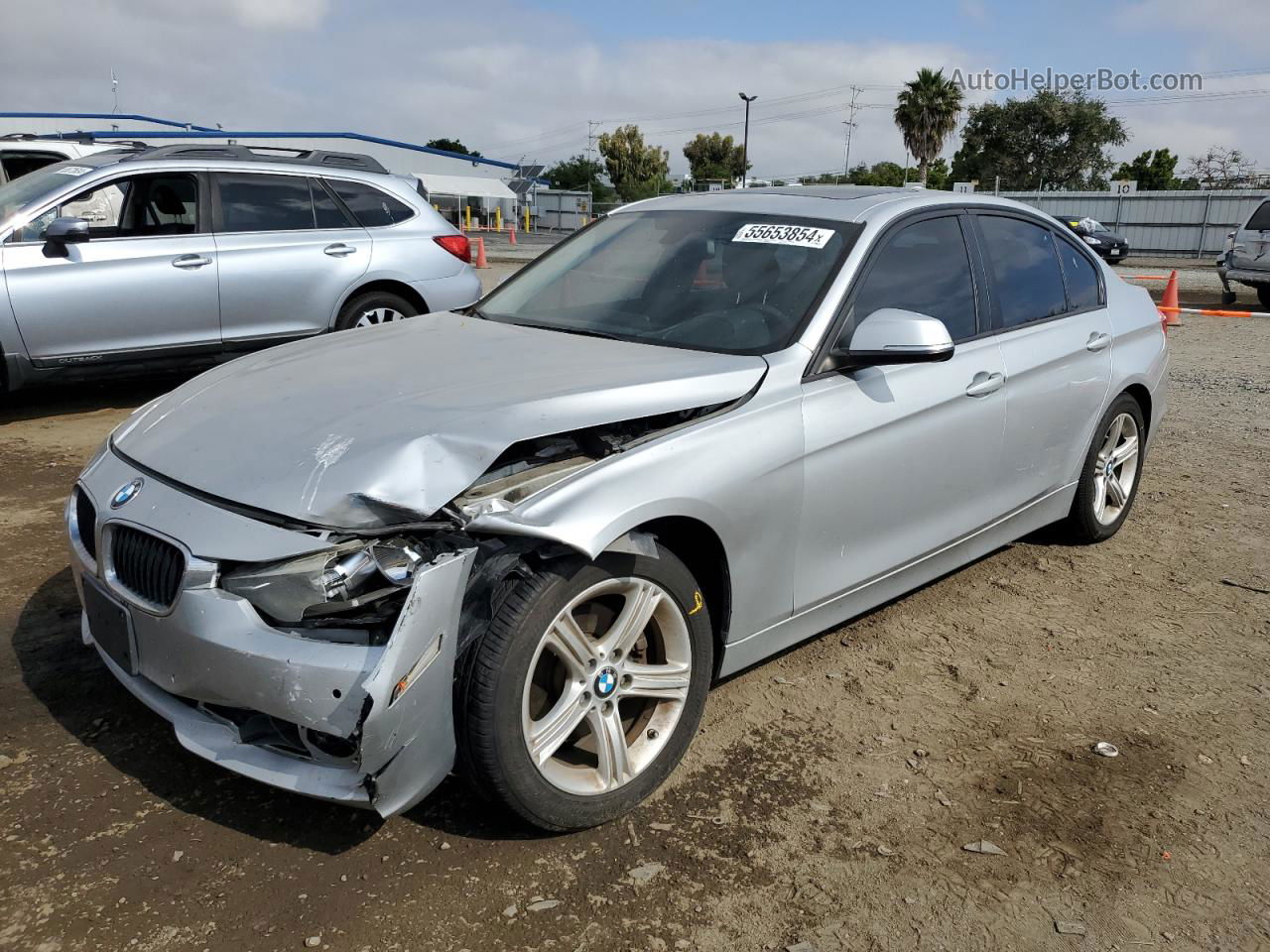 2014 Bmw 328 I Silver vin: WBA3A5G59ENP28321