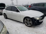 2015 Bmw 328 I White vin: WBA3A5G59FNS85265